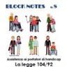 Block Notes n. 8 - Settembre 2018 - Legge 104 - evidenza