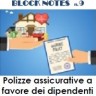 Block Notes n. 9 - Ottobre 2018 - Polizze assicurative - evidenza